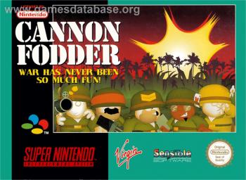 Cover Cannon Fodder for Super Nintendo